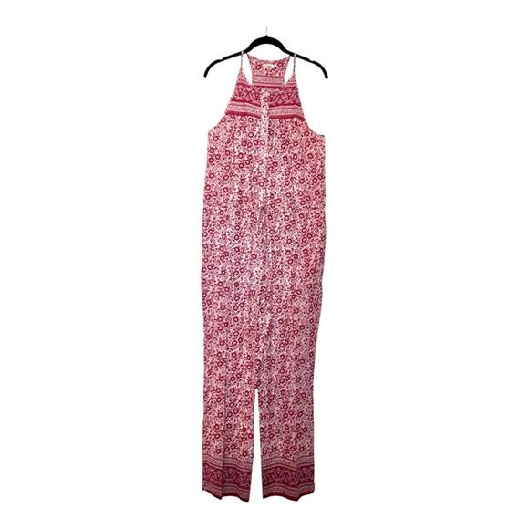 Faherty Adella Jumpsuit in Sun Up Black Print Size S - Picture 1 of 5